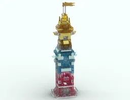 Magical Transparent Tower