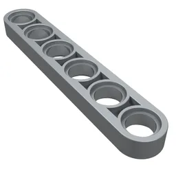 Technic Beam 1 x 6 Thin / Pearl Light Gray