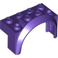 Wheel Arch, Mudguard 4 x 2 x 2 1/2 / Dark Purple
