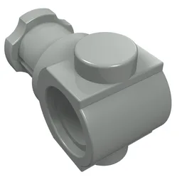 Technic Axle and Pin Connector / Light Gray