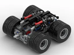 4x4 tandem rear axle