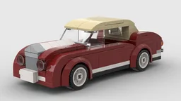 Lego city style 6 stud luxury car