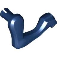 Animal Body Part, Dinosaur, Raptor Arm / Leg, Right with Black Pin, Black Claws Print / Dark Blue