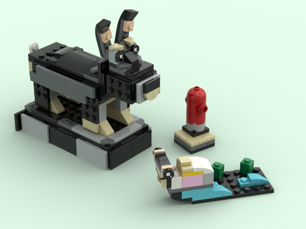 Lego Schnoodle (and massive snail) — 40544