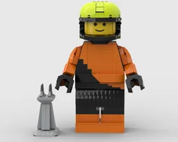 Up-Scaled Lando Norris Figure