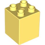 Lego Duplo Brick 2 x 2 x 2 / Bright Light Yellow