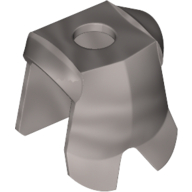 Lego Minifig Neckwear Armor Breastplate with Leg Protection [Plain] / Pearl Light Gray