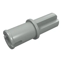 Technic Axle Pin without Friction Ridges Lengthwise / Light Gray