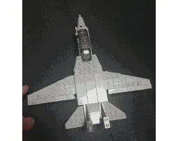 F14 tomcat with geared wings