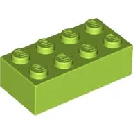 Brick 2 x 4 / Lime