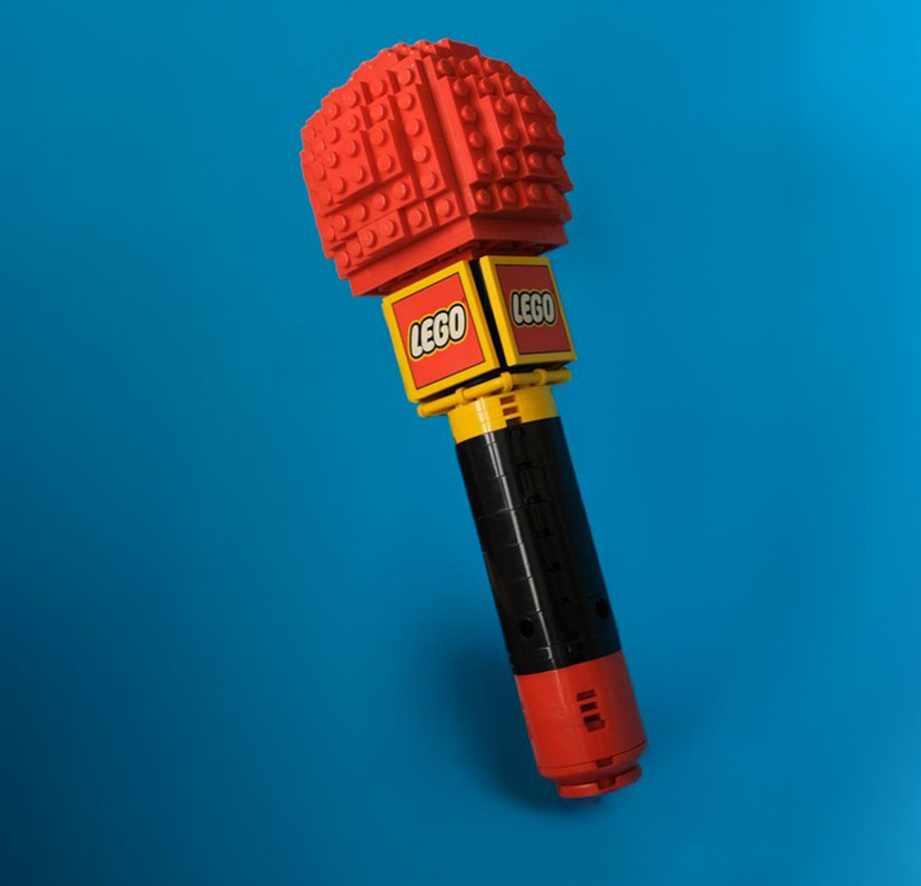 LEGO Microphone, full size