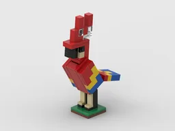 Minecraft Parrot (red)