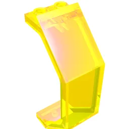 Panel 3 x 2 x 6 / Trans-Neon Green