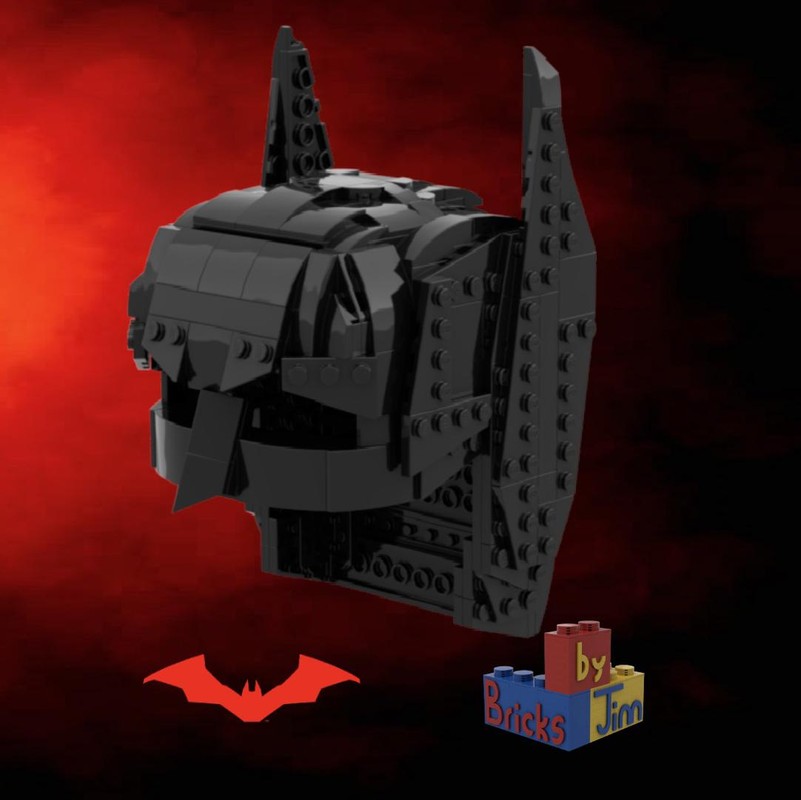 Lego Robert Pattinson Bat Cowl