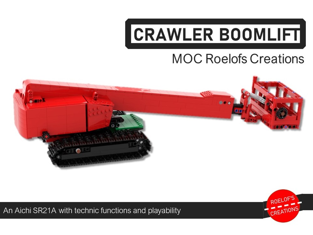 Lego CRAWLER BOOMLIFT MOC Aichi SR21A