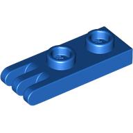 Lego Hinge Plate 1 x 2 with 3 Fingers [Hollow Studs] / Blue
