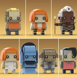 The Fifth Element Brickheadz Collection