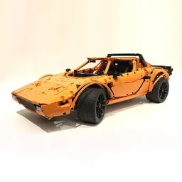 1974 Lancia Stratos Stradale HF - An alternate build for 42056 Porsche GT3 RS