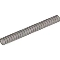 Hose, Ribbed 7mm D. 9L / 7.2cm / Flat Silver