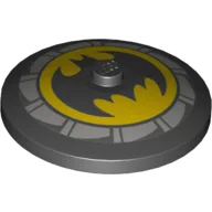 Dish 4 x 4 Inverted [Radar] with Batman Logo Print