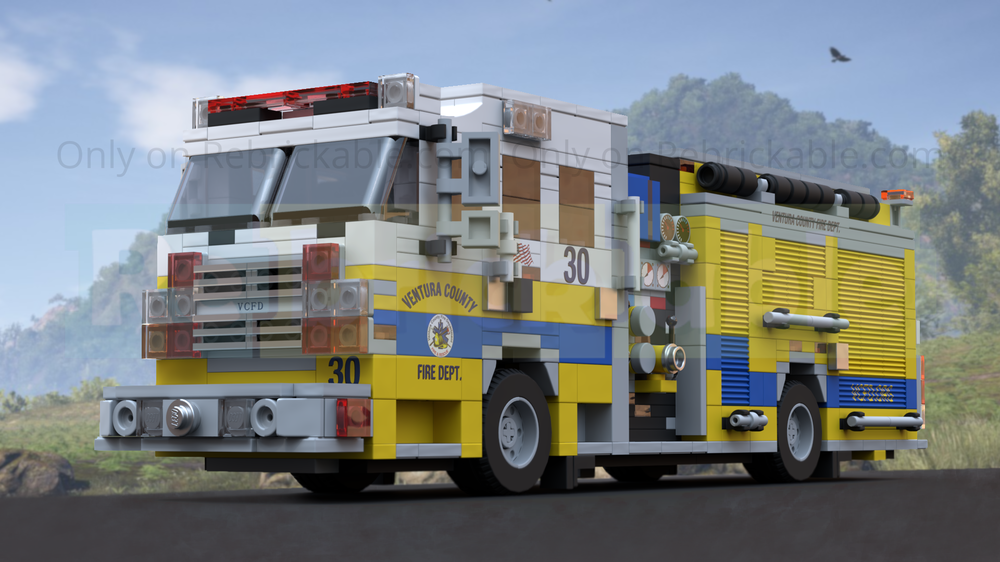Lego 2015 Rosenbauer Commander Fire Engine Ventura County