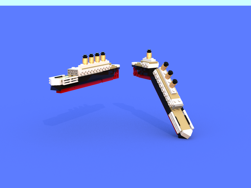 Lego Breaking Titanic