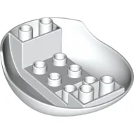Duplo Helicopter Base, 6 x 7 x 15 / White