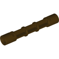 Lego Support 1 x 1 x 5 1/3 Spiral Staircase Axle / Dark Brown