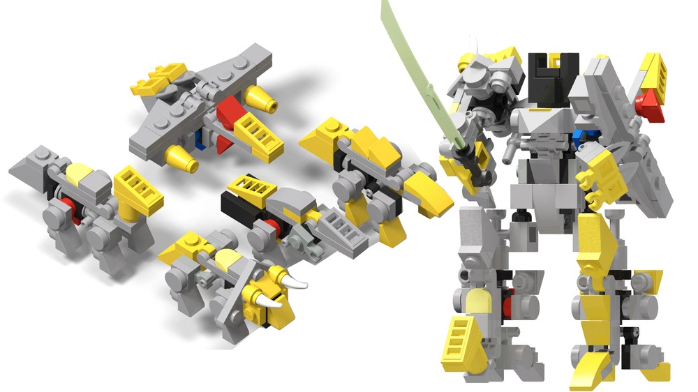 Lego Transformer Power Of The Prime Mini Volcanicus