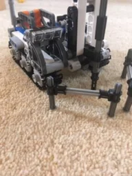 Mobile Tracked drill rig (Technic 42032 Tracked loader alternate model)