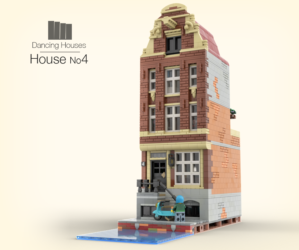 Lego Dancing Houses of Amsterdam – House 4: Italian Restaurant