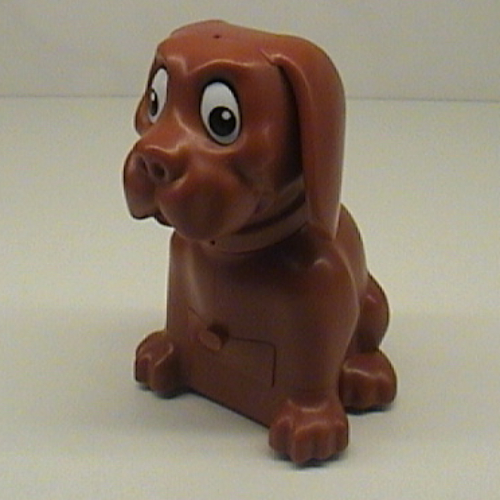 Lego Belville, Animal, Dog with Drawer [Complete Assembly] / Rust Orange