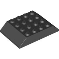 Lego Brick Sloped 45° 6 x 4 Double [aka Train Roof] / Black
