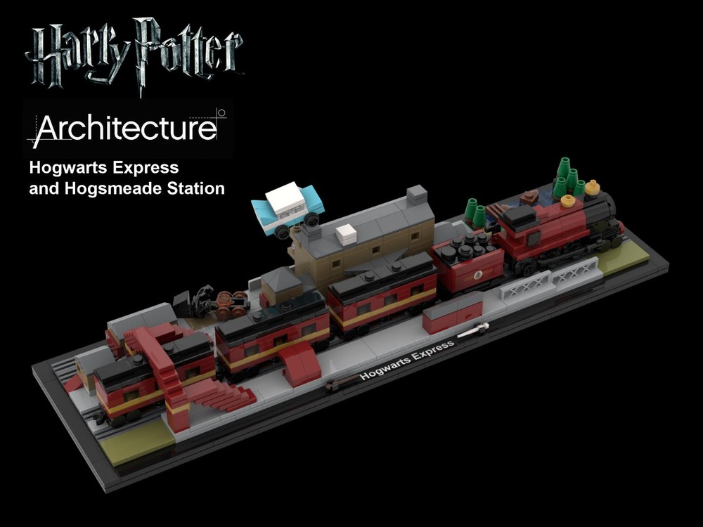 Lego Hօgwarts Express And Hogsmeade Station Architecture