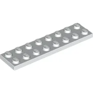 Plate 2 x 8 / White