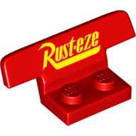 Lego Spoiler, Plate Special 1 x 2 with Ruste'eze Print