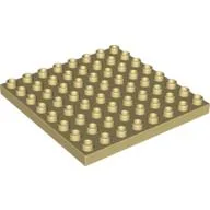 Duplo Plate 8 x 8 / Tan