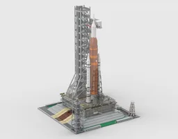 Modular NASA Artemis Space Launch System - Display for set 10341