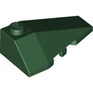 Brick Wedged, Sloped 4 x 2 Triple Right / Dark Green