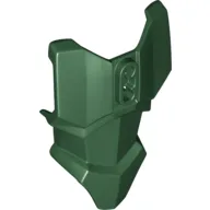 Large Figure Torso Cover, Armour with 2 Chest Holes and Ball Joint Socket / Dark Green