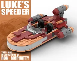 Luke's Speeder set 75271 MOD