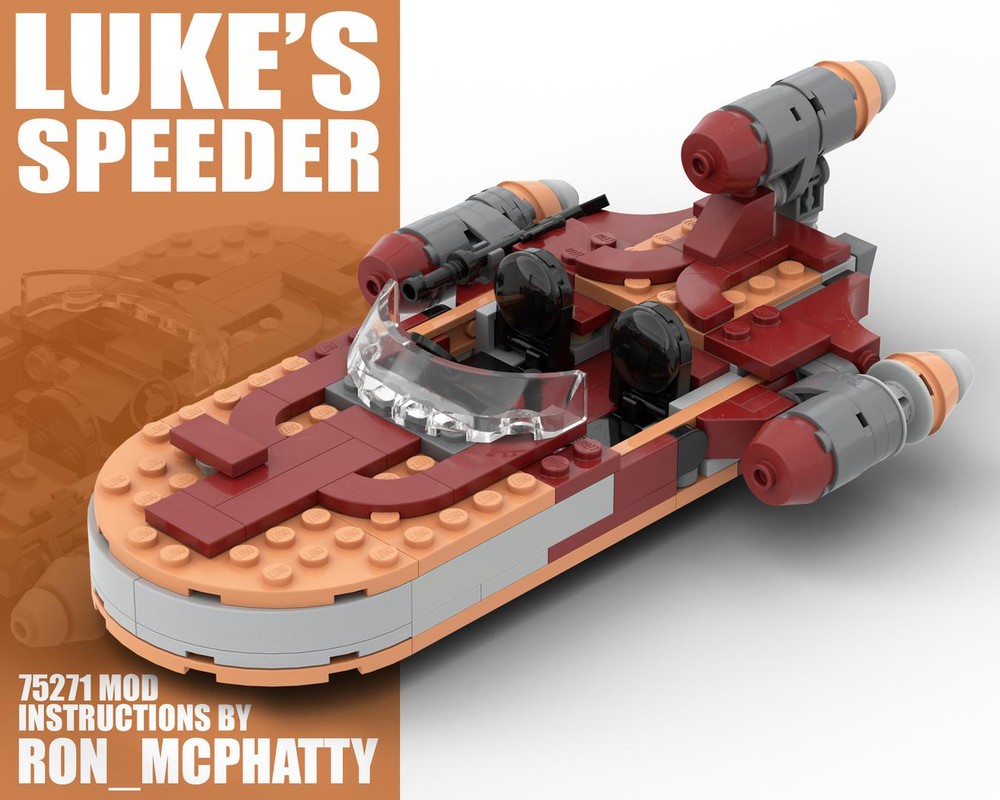 Lego Luke's Speeder set 75271 MOD