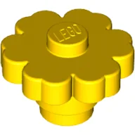 Plant, Flower 2 x 2 - Round [Solid Stud] / Yellow