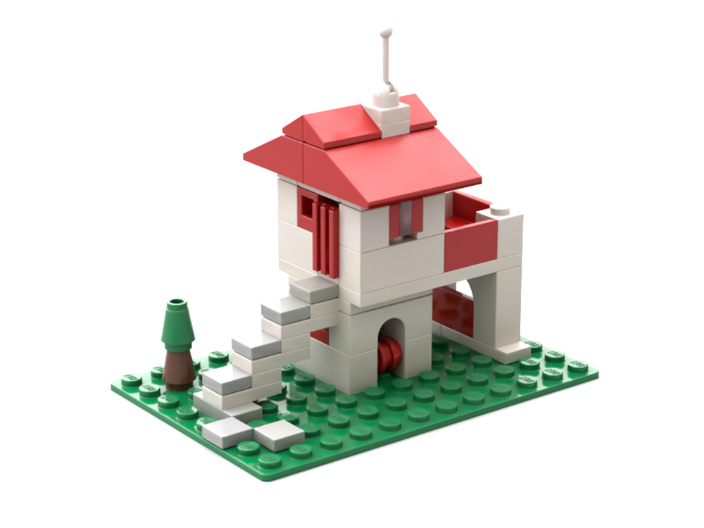 Lego 350 Spanish villa (microscale)