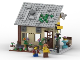 31105 Alternate Build - House with garden