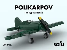 Polikarpov I-16 Type 24 Ishak/Donkey - Fighter plane 1:35
