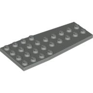 Lego Wedge Plate 4 x 9 without Stud Notches / Light Gray