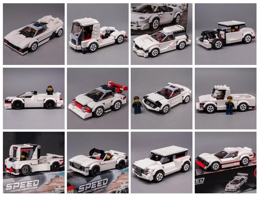 Lego 76908 LamboMOCoghini models
