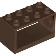 String Reel 2 x 4 x 2 Holder With Open Studs / Brown