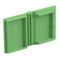 Book 2 x 3 [Plain] / Medium Green